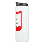 Birthday Music Notes   Thermosbeker (Geroteerd rechts)