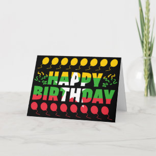 Birthday Myanmar Flag Patriotic Birthday Kaart