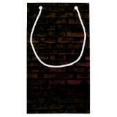 Birthday Neon 70 Sign on Brick Klein Cadeauzakje (Achterkant)