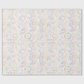 Birthday Number Word Cloud Negety A ID270 Cadeaupapier (Vlak)