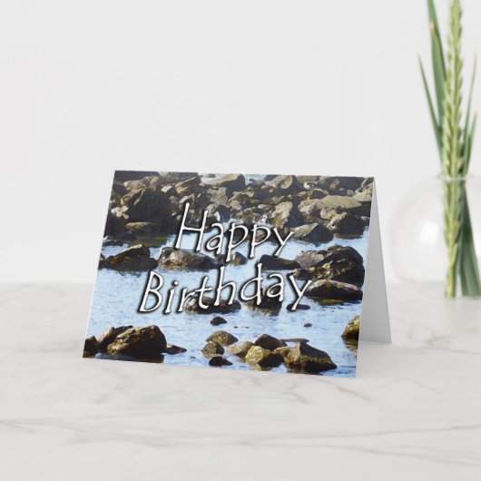 Birthday Ocean Kaart (Voorkant)