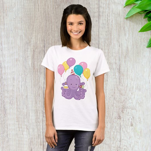 Birthday Octopus T-shirt