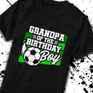 Birthday opa - Boys Voetbal T-shirt