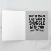 BIRTHDAY OVERSIZING KAART VAN HET GESLOTEN VERMOGE (Binnen)