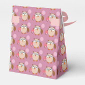 Birthday Owl Favor Box Bedankdoosjes (Achterkant)