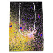 Birthday Paint Spray Abstract Medium Cadeauzakje (Achterkant)
