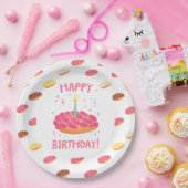 Birthday Pan Dulce Concha Papieren Bordje (Feest)