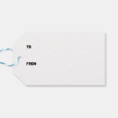 Birthday Pandas Cadeaulabel (Achterkant Horizontaal)