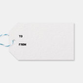 Birthday Pandas Cadeaulabel (Achterkant Horizontaal)