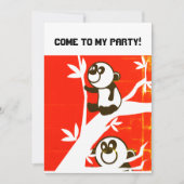 Birthday Pandas Save The Date (Voorkant)