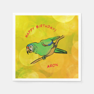 Birthday-papegaai Servet