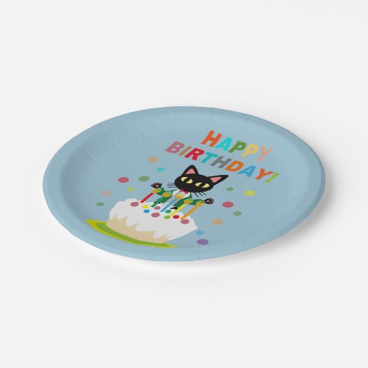 Birthday Papieren Bordje (Gekanteld)