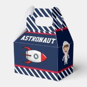 Birthday Partij buitenruimteraketten Bedankdoosjes (Voorkant Zijde)