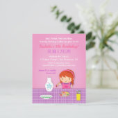 Birthday Partij Kinder Pottery Painting Arts Kaart (Staand voorkant)