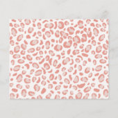 Birthday Party Adoption Certificate (roze Safari) (Achterkant)