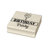 Birthday Party-ballonnen Rubberstempel (Stempel)