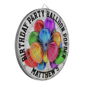 Birthday Party Balloon Popper Dartbord (Voorkant Links)