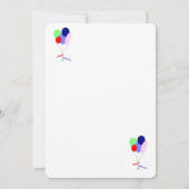 Birthday Party Balloons Invitation (Dos)