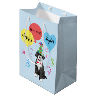 Birthday Party Balloons Portugese waterhond Medium Cadeauzakje