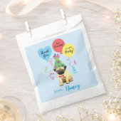 Birthday Party Balloons Pug Favor Bag Bedankzakje (Geknipt)