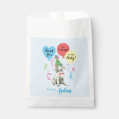 Birthday Party Balloons Weimaraner Favor Bag Bedankzakje (Voorkant)
