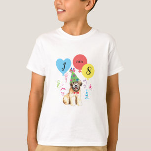 Birthday Party Balloons Wheaten Terrier T-Shirt