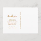 Birthday Party Bedankt voor het script Volledige f Briefkaart (Achterkant)