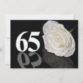 Birthday party call 65 jaar oud kaart (Voorkant)