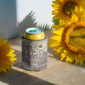 Birthday Party Cheers Wood Lace Sunflower Lichten Blikjeskoeler