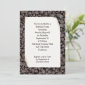 Birthday Party Chocolate Chips Kaart (Staand voorkant)