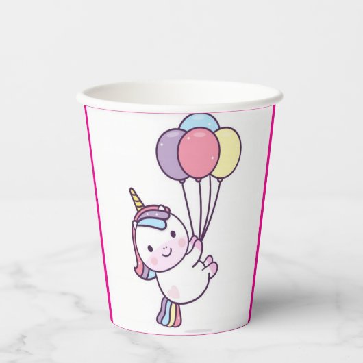 Birthday party cup papieren bekers (Voorkant)