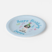 Birthday Party English Cocker Spaniel Paper Bord (Gekanteld)