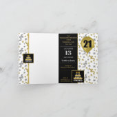 Birthday Party for 21st Black and Gold (Binnen)