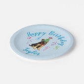 Birthday Party German Shepherd Paper Bord (Gekanteld)