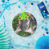 Birthday Party German Shepherd Papieren Bordje (Feest)