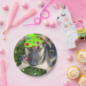Birthday Party German Shepherd Papieren Bordje (Feest)
