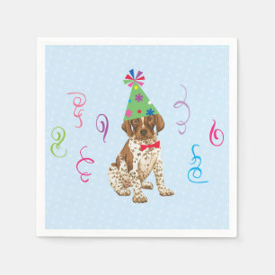 Birthday Party German Shorthaired Pointer Servet