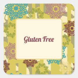 Birthday Party Gluten Free Dietary Advice  Vierkante Sticker