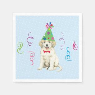 Birthday Party Great Pyrenees Napkins Servet