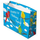 Birthday Party Groot Cadeauzakje (Achterkant Gekanteld)