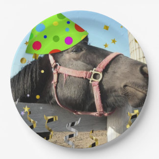 Birthday Party Horse Papieren Bordje
