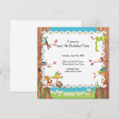 Birthday Party in Park Kaart (Voorkant / Achterkant)