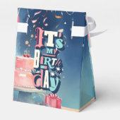 Birthday Party Invitation Bedankdoosjes (Achterkant)