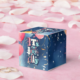 Birthday Party Invitation Bedankdoosjes