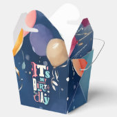 Birthday Party Invitation Bedankdoosjes (Geopend)