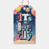 Birthday Party Invitation Cadeaulabel (Voorkant)