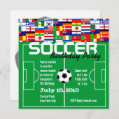 Birthday Party Invitation Kaart (Voorkant / Achterkant)