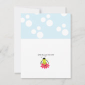 Birthday Party Invitation Kaart (Achterkant)