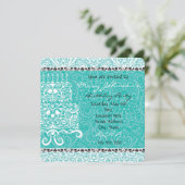 Birthday Party Invitation Kaart (Staand voorkant)