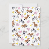 Birthday Party Invitation Kaart (Achterkant)